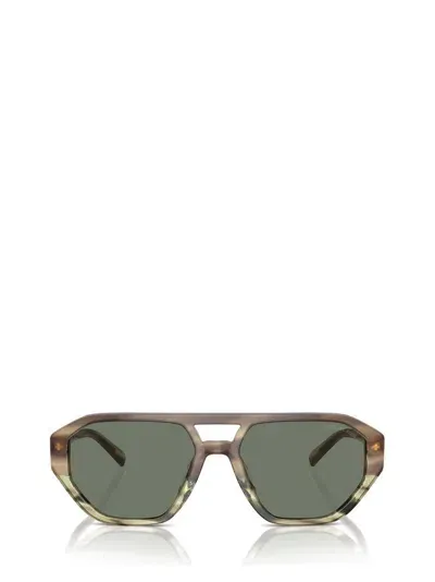 Michael Kors Eyewear Zurich Pilot Frame Sunglasses In Multi