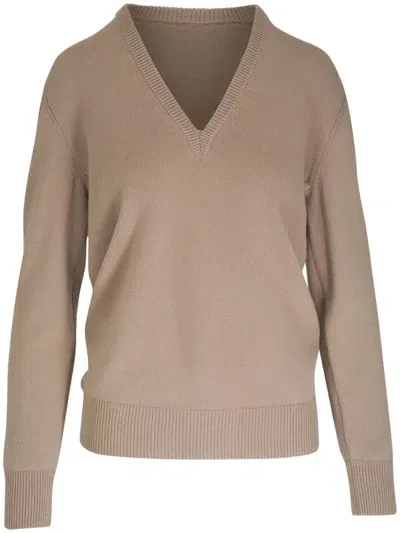 Michael Kors Fine-knit Cashmere Jumper In Braun