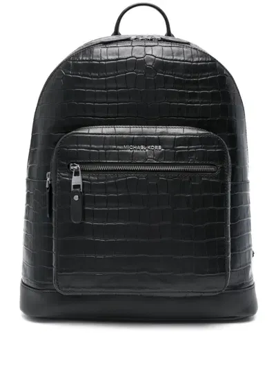 Michael Kors Hudson Backpack In Black