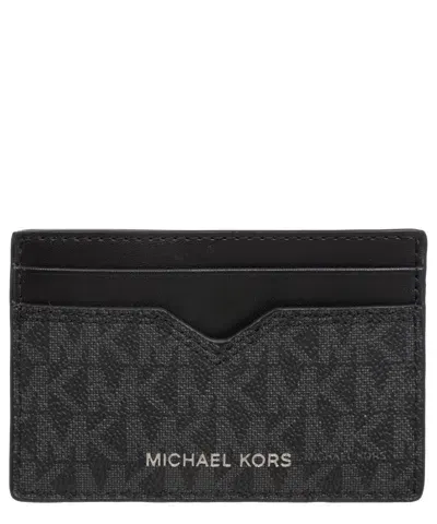 Michael Kors Hudson Credit Card Holder In Black