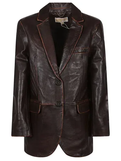 Michael Kors Jacket In Brown