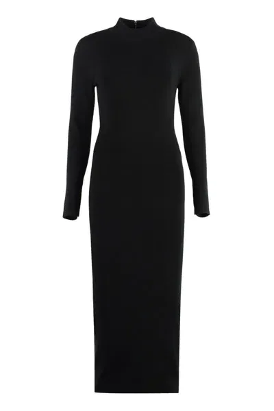 Michael Kors Knitted Dress In Black