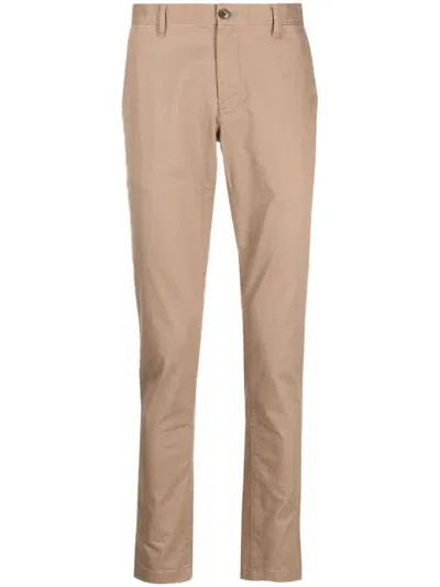 Michael Kors Skinny-fit Stretch-cotton Chino Pants In Natural