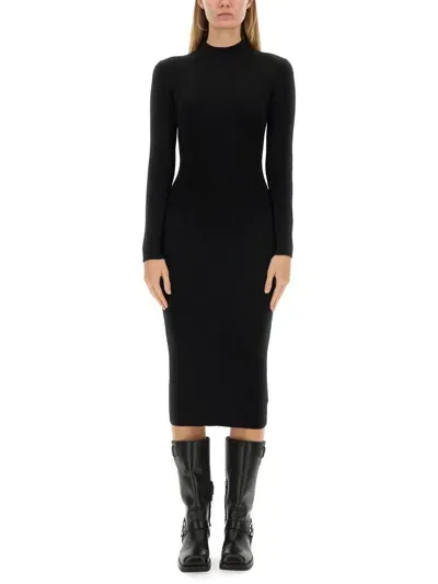 Michael Kors Slim Fit Dress In Black