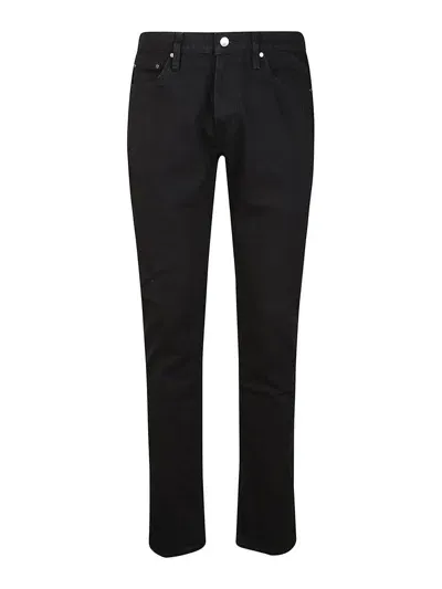 Michael Kors Straight Leg Jeans In Black