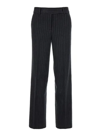 Michael Kors Straight Leg Pant In Grey