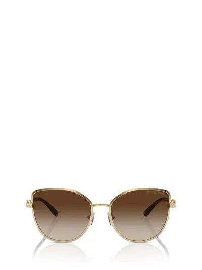 Michael Kors Sunglasses In Shiny Light Gold