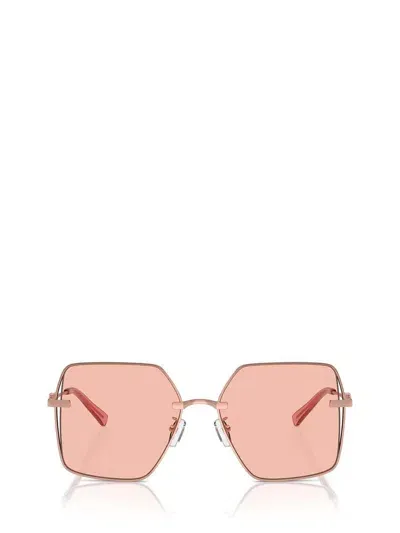 Michael Kors Sunglasses In Shiny Rose Gold