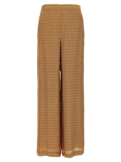 Michael Michael Kors All Over Print Pants In Brown