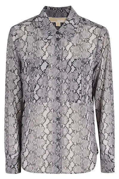 Michael Michael Kors Btn Down Blouse In Multi