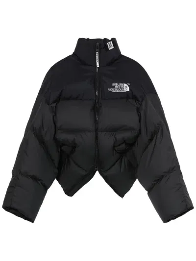 Miharayasuhiro Cropped Puffer Jacket In Black