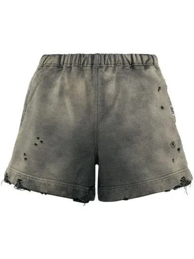 Miharayasuhiro Maison Mihara Yasuhiro Sunfaded Short Pants Clothing In Black