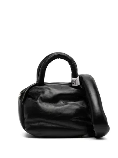 Miharayasuhiro Puker Puffer Shoulder Bag In 黑色