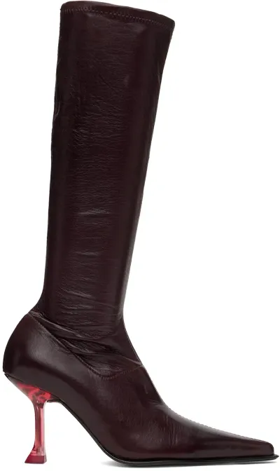 Miista Burgundy Carlita Boots