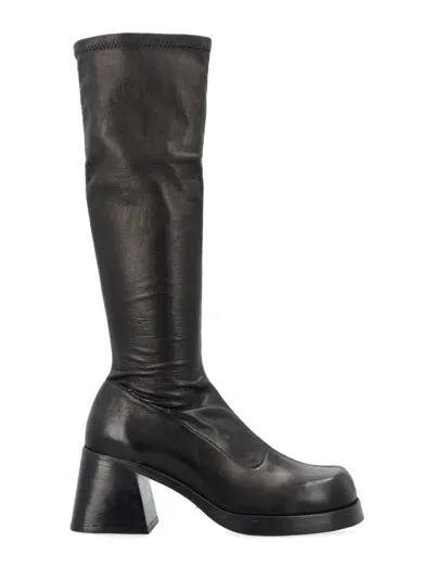 Miista Hedy Stretch Boots In Black