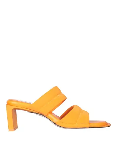 Miista Yvonne Dual-band Mule Sandals In Orange