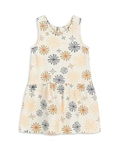 Miles The Label Girls' Fireworks Print Racerback Jersey Dress - Baby In Beige