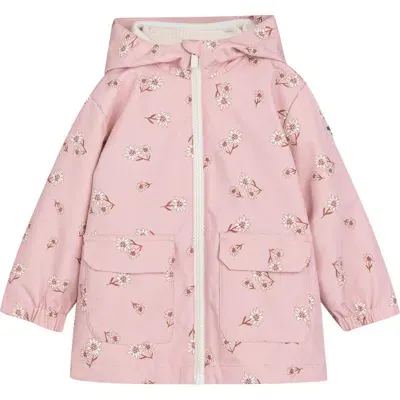 Miles The Label Girls' Daisy Print On Rose 3 In 1 Jacket - Little Kid In Light Pink