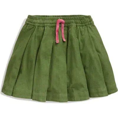 Mini Boden Kids' Cotton Corduroy Twirly Skirt In Iguana Green Cord