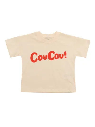 Mini Rodini Coucou Sp Ss Tee In White