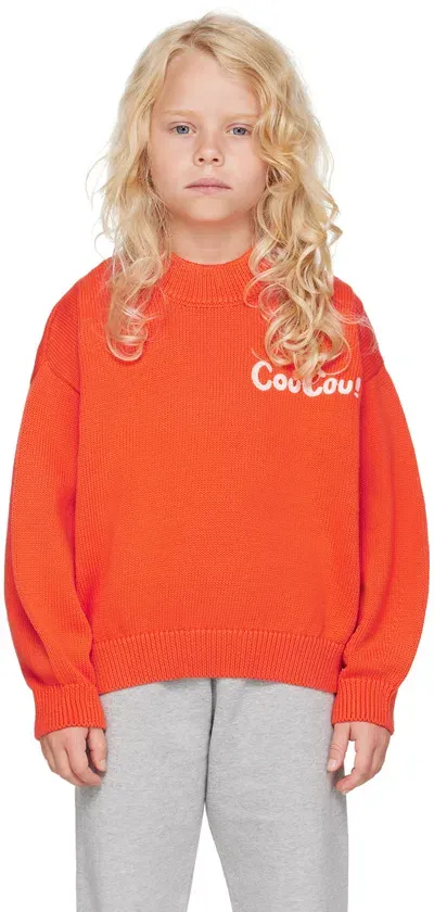 Mini Rodini Kids Red 'coucou' Sweater In 42 Red