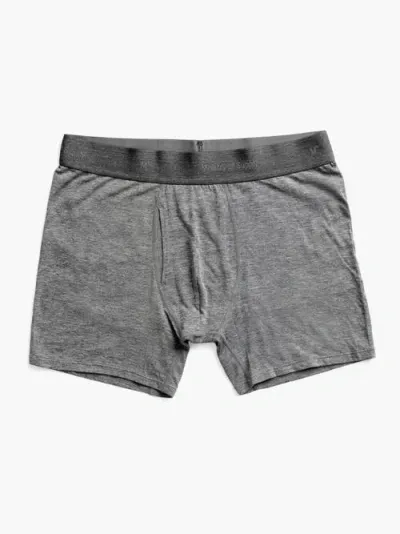 Ministry Of Supply Composite Merino Boxer Brief In Charcoal Heather