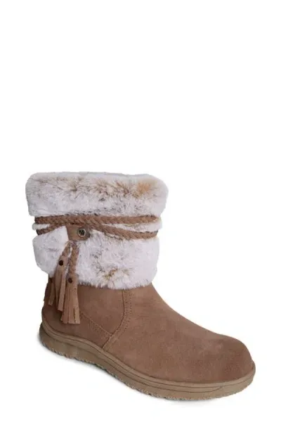 Minnetonka Everett Faux Fur Boot In Cocoa