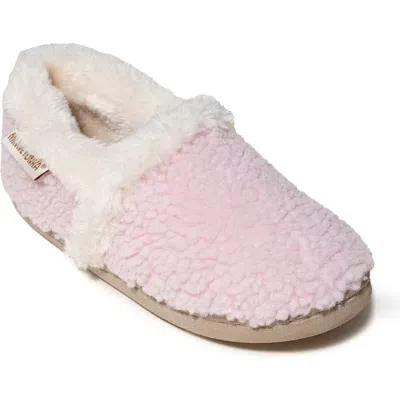 Minnetonka Kids' Daina Faux Fur Lined Slipper In Pink