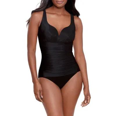 Miraclesuit ® Rock Solid Cherie One-piece Swimsuit In Black