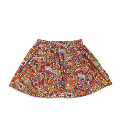 Misha And Puff Kids' Circle Mini Skirt In Multi