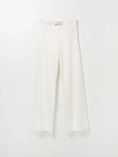 Miss Blumarine Pants  Kids Color White