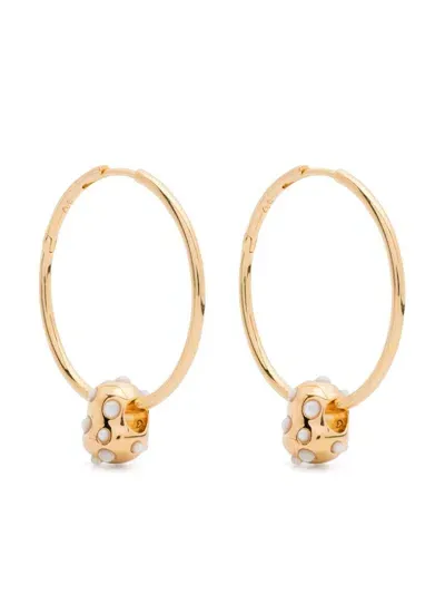 Missoma Abacus Nugget Hoops In Gold