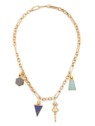 Missoma Gemstone Necklace In Gold