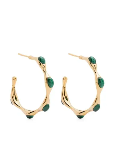 Missoma Organic Shape Hoops In Gold