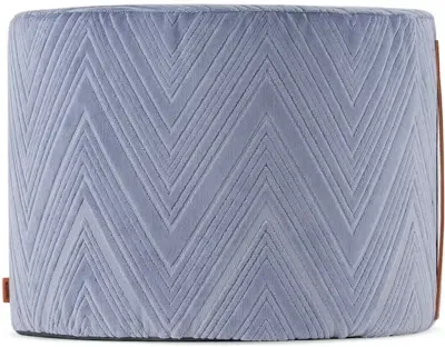 Missoni Blue Basel Pouf In 22