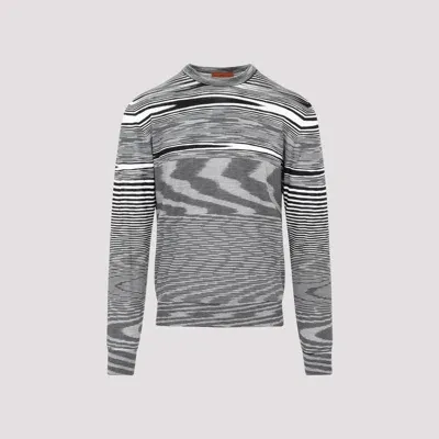 Missoni Crewneck Sweater In Black