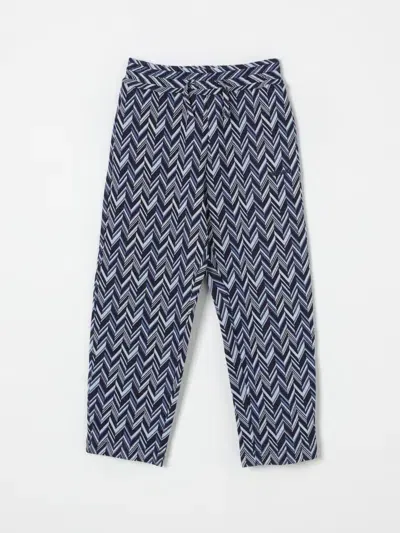 Missoni Pants  Kids Color Blue In Blau