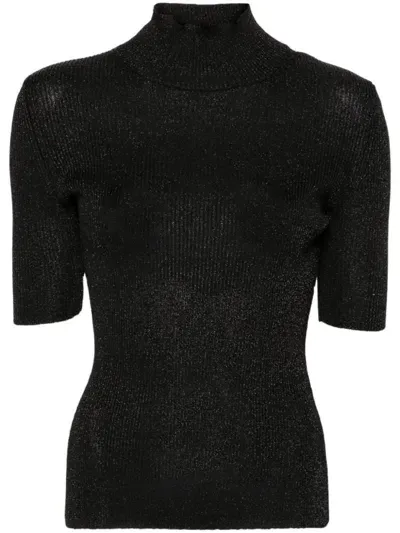 Missoni Glitter Sweater In Black