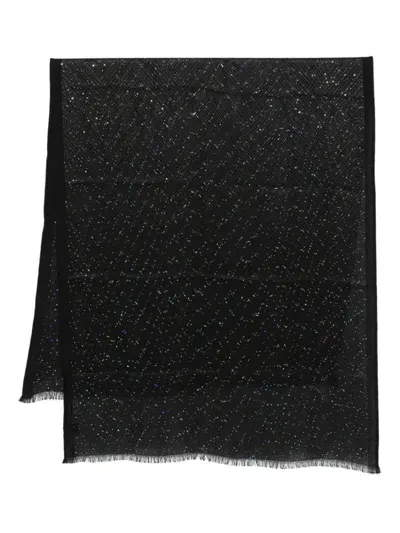 Missoni Sequined Scarf Accessories In Black