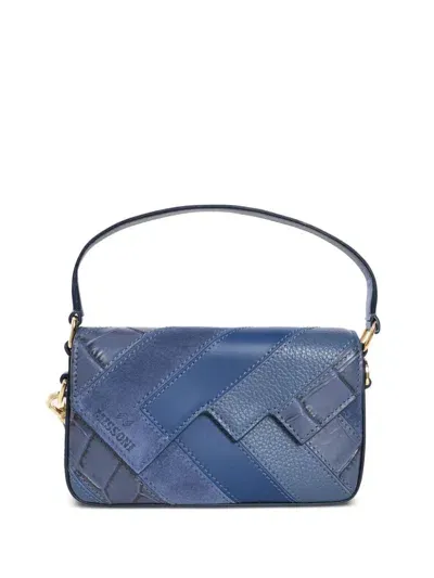 Missoni Small Wave Shoulder Bag In Blue