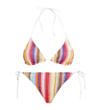 Missoni Striped Bikini In Multi