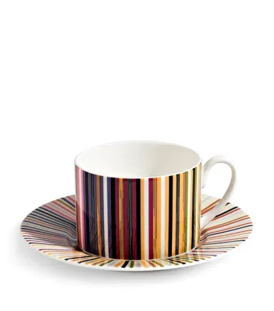 Missoni Striped Jenkins Teacup And Saucer In Multi