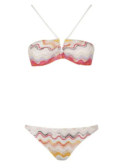 Missoni Swimwear In Multicolor White Bas