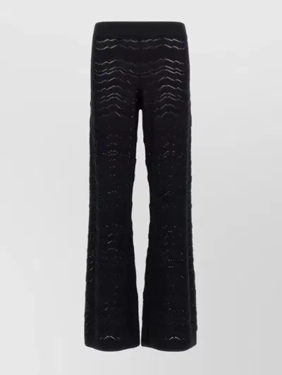 Missoni Zig Zag Pants In Black