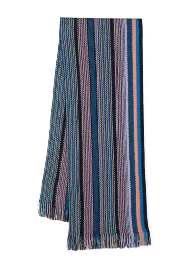 Missoni Wool Scarf In Blue