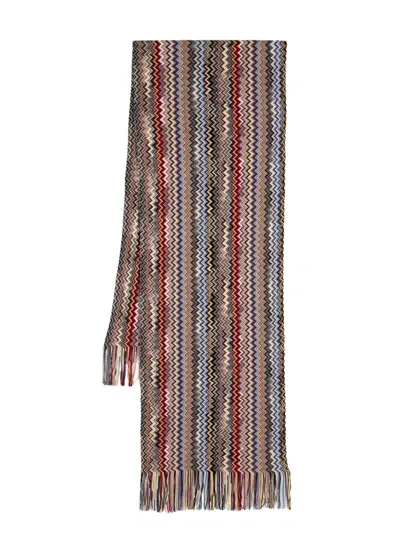 Missoni Wool Scarf In Grey