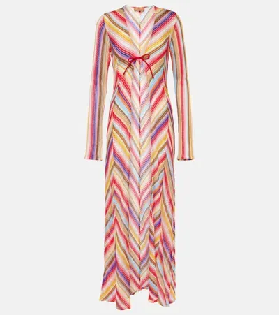 Missoni Zig Zag Beach Cover Up In Multicolor