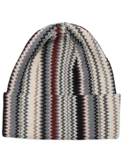 Missoni Zigzag Beanie In Multicolour