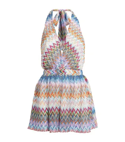 Missoni Zigzag Playsuit In Multi