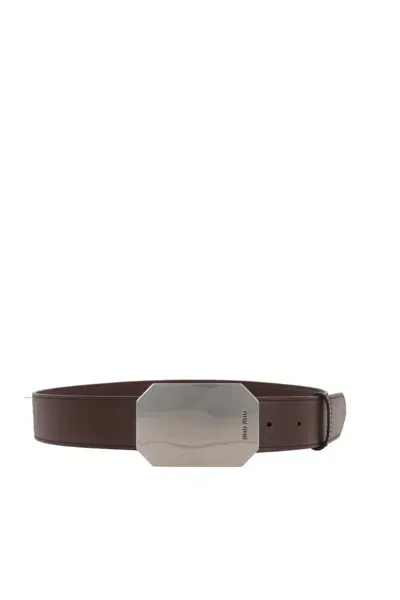 Miu Miu Belts In Briar